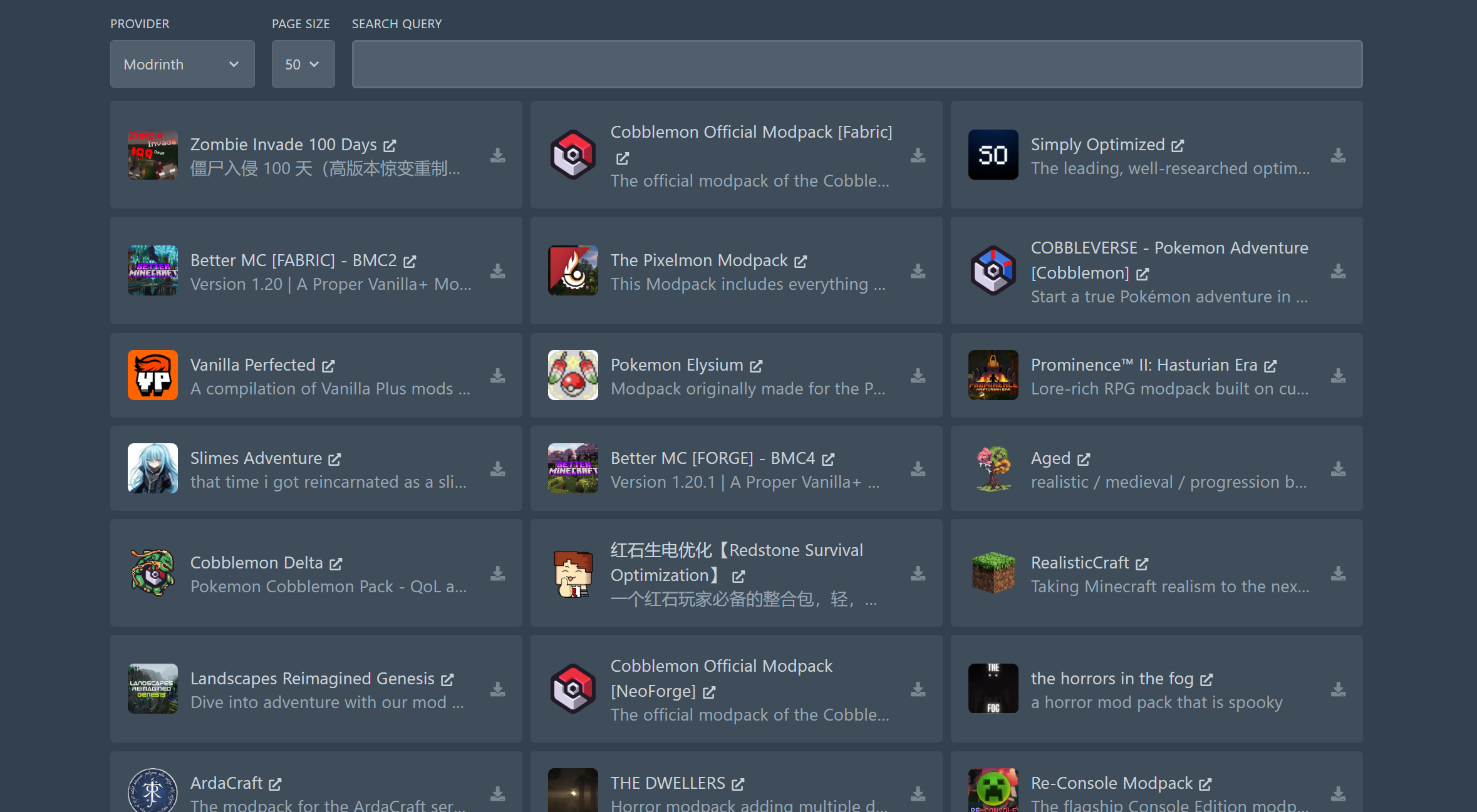 Modpack Installer for Pterodactyl